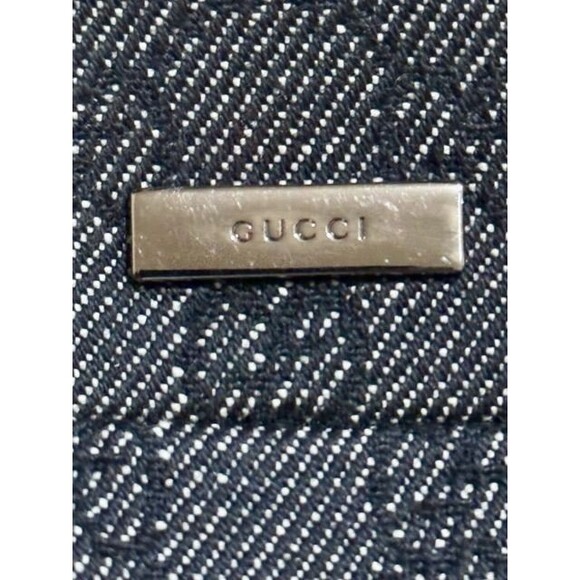Gucci GG Denim Zip Pouch - Picture 3 of 8